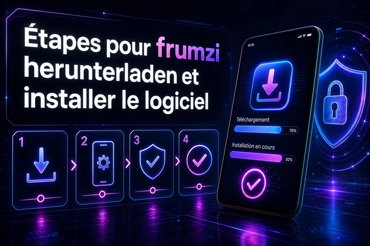 Étapes pour frumzi herunterladen et installer le logiciel
