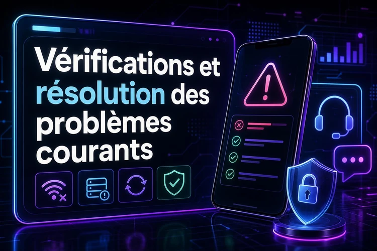Vérifications et résolution des problèmes courants
