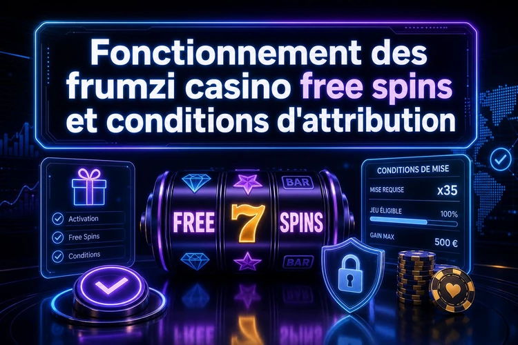 Fonctionnement des frumzi casino free spins et conditions d'attribution