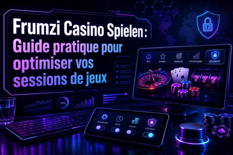 Frumzi Casino Spielen: Guide pratique pour optimiser vos sessions de jeux