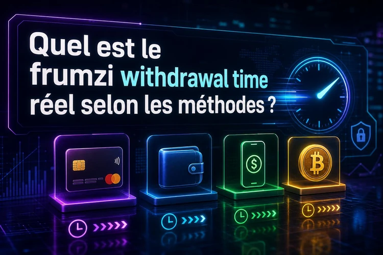 Quel est le frumzi withdrawal time réel selon les méthodes?